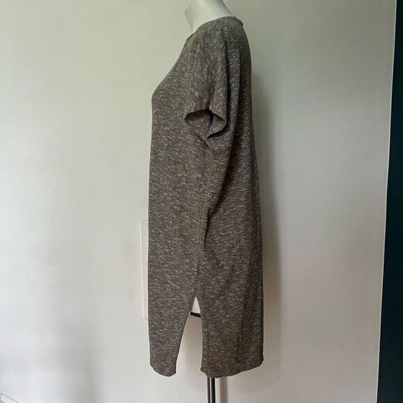 Pure Jill J Jill Cotton Shift Dress Sage green - Picture 6 of 8